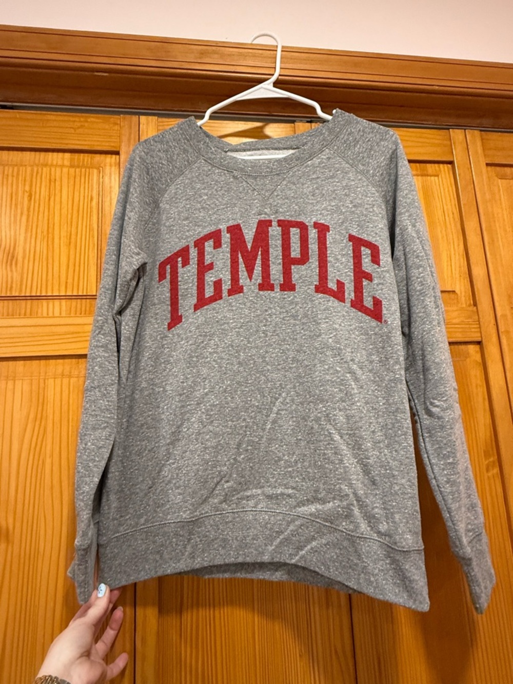 Temple Grey Crewneck